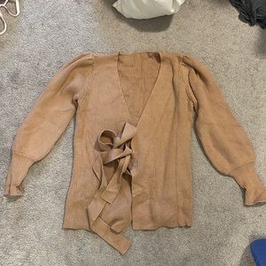 Ladies wrap sweater